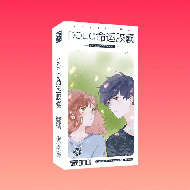 Hộp postcard do lo anime