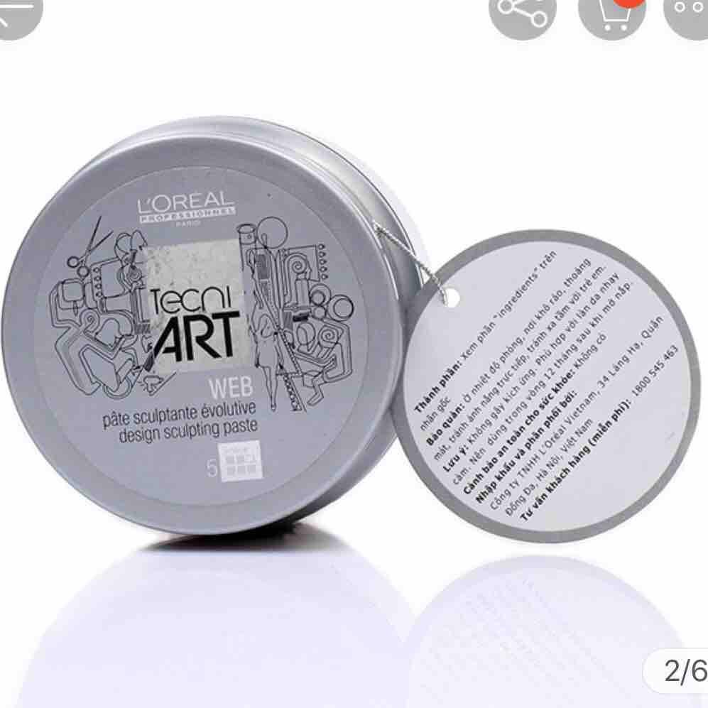 [HCM]Sáp tạo kiểu tóc L’Oréal Tecni Art Web 150ml
