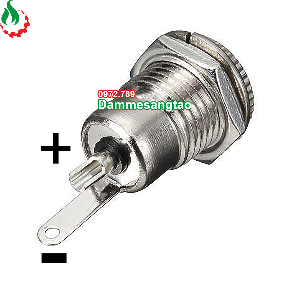 Jack DC 099 kim loại chuẩn 5.5 x 2.1mm