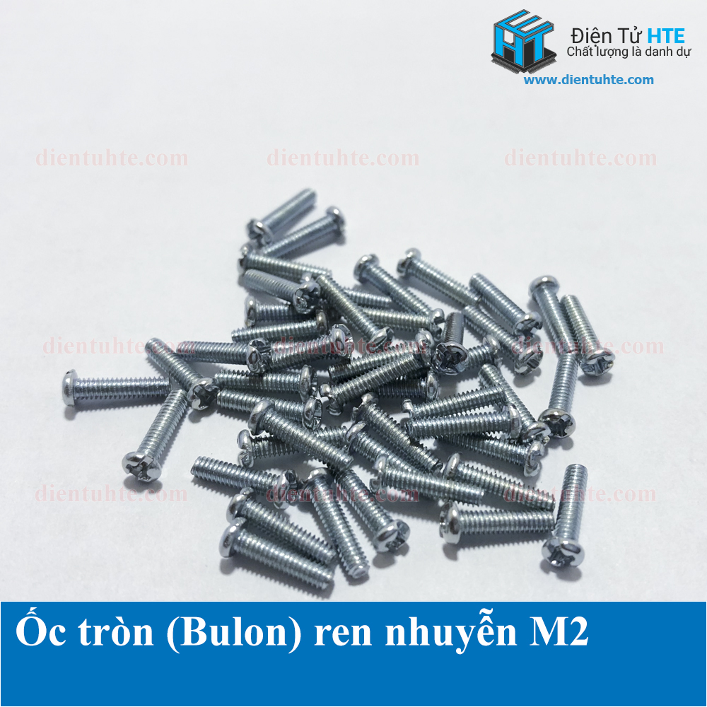 Ốc tròn (Bulon) ren nhuyễn M2