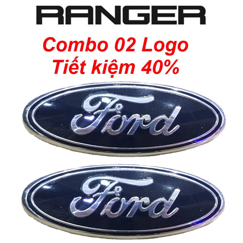 Combo 02 Logo tiết kiệm 40% - Logo FORD ô tô xe hơi Ford (kích ...