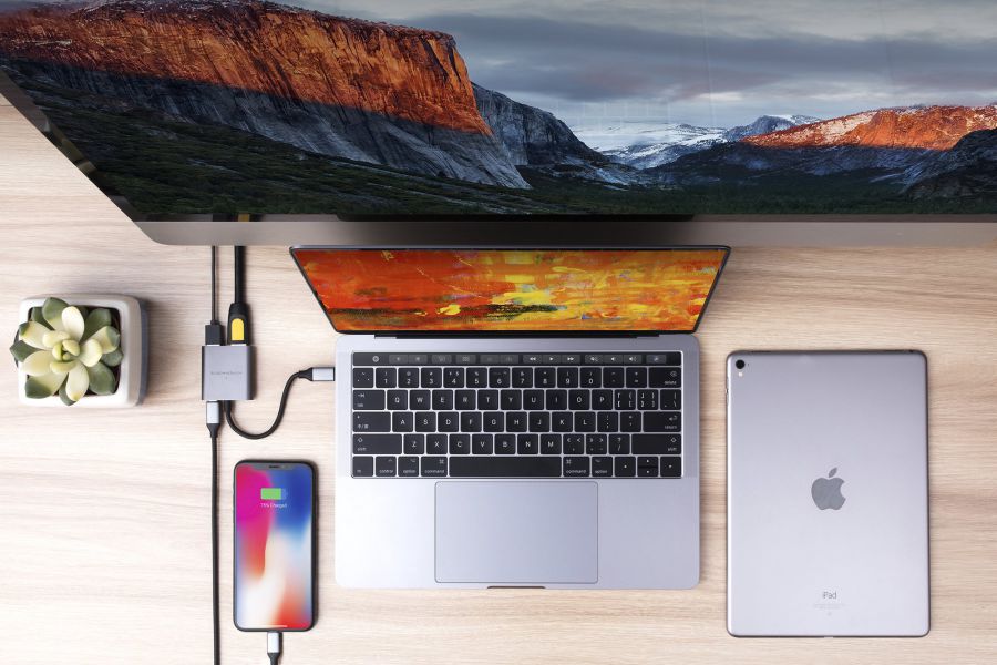 CỔNG CHUYỂN HYPERDRIVE 4K HDMI 3-IN-1 USB-C HUB DÀNH CHO MACBOOK, SURFACE, PC & DEVICES – HD259A
