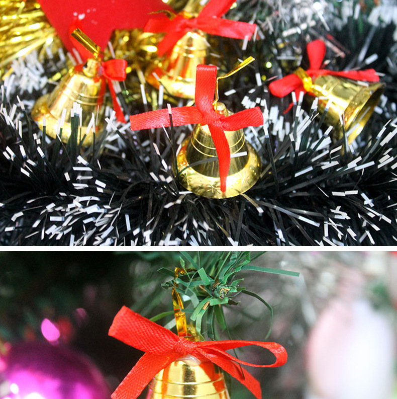 Set chuông vàng treo trang trí cây thông noel