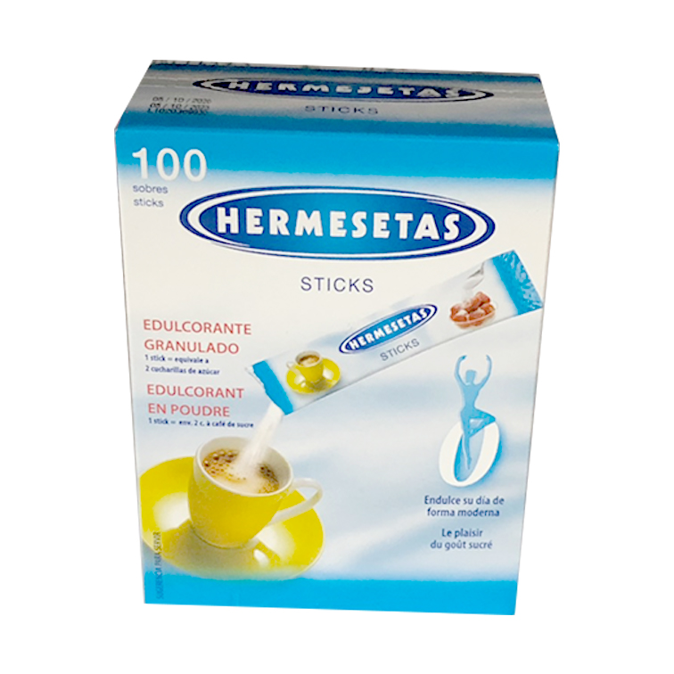 ĐƯỜNG ĂN KIÊNG HERMESETAS MINI 100 STICKS