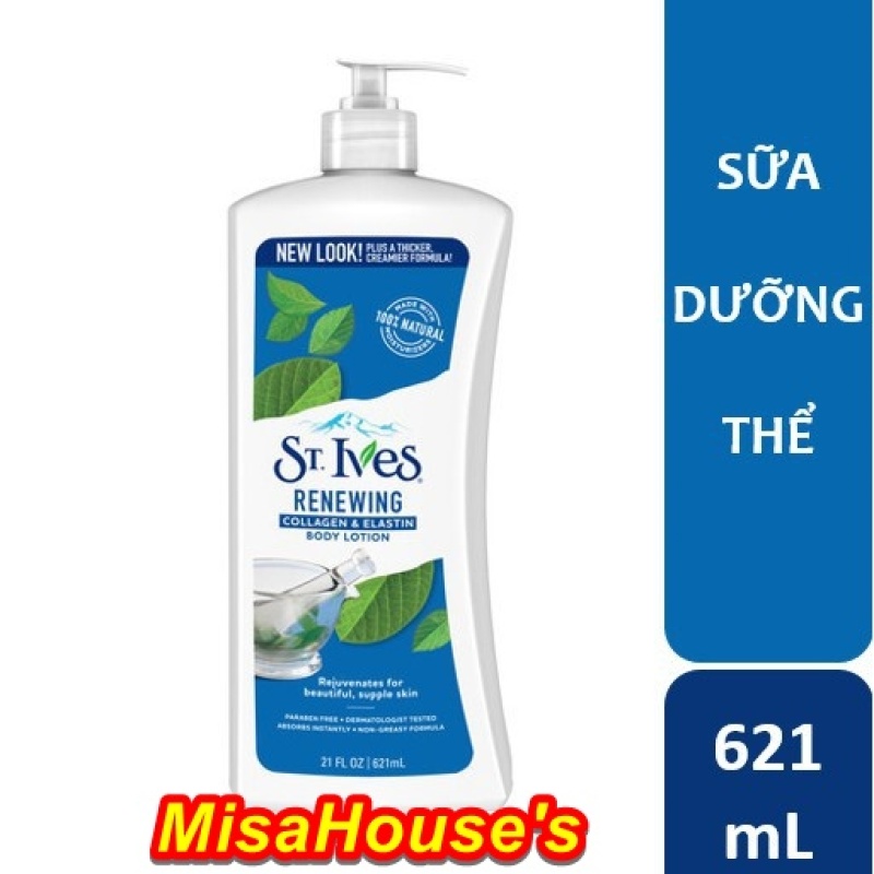 Sữa dưỡng thể trẻ hóa da ST.IVES collagen 621ml