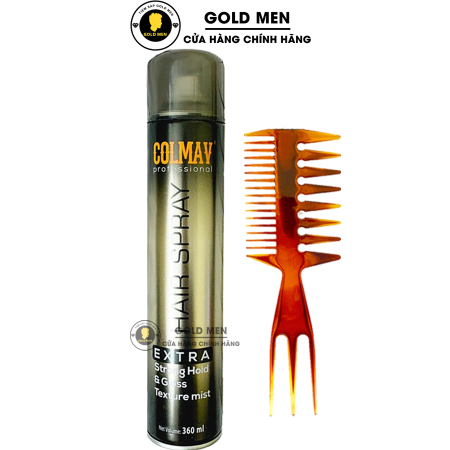 Gôm xịt tóc Colmav (Siêu giữ nếp) + Tặng lược