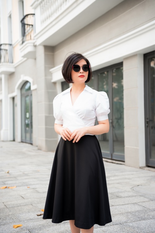 Áo croptop buộc dây eo CLARA MARE BLS4018