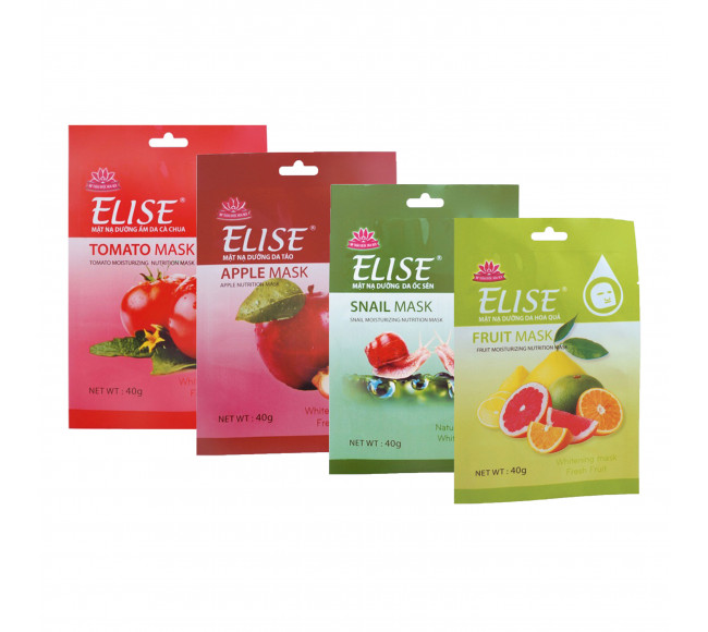 10 MẶT NẠ DƯỠNG DA ELISE TRẮNG MỊN, SÁNG DA