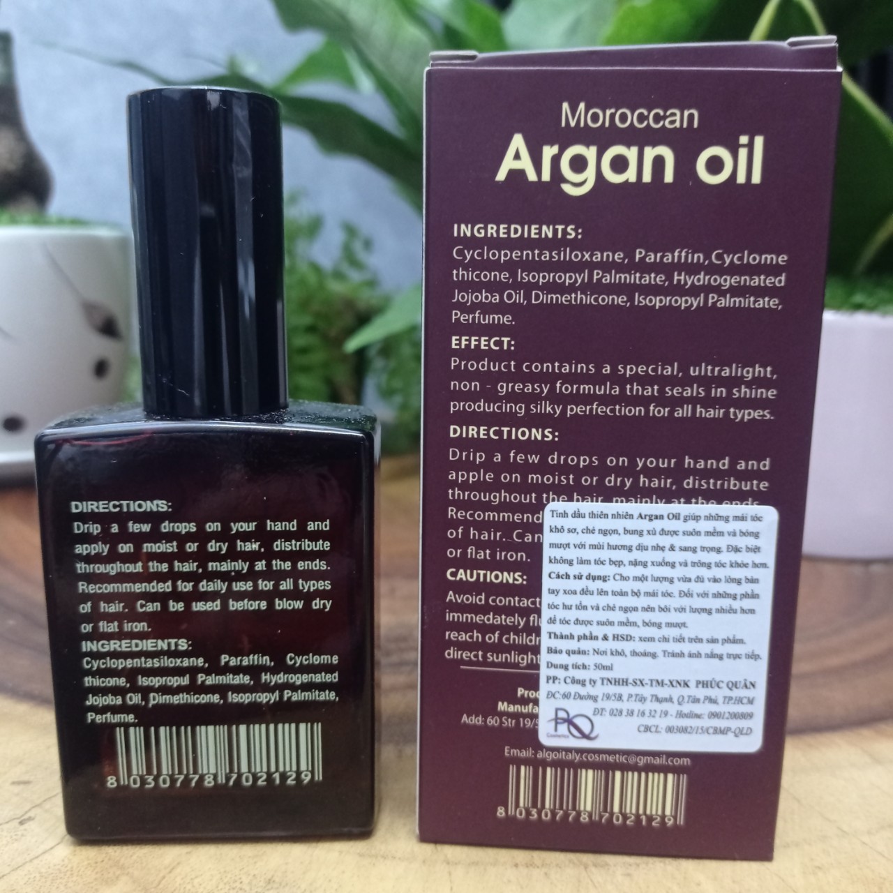 [HCM]Tinh Dầu Phục Hồi Tóc Algo Argan Oil 50ml