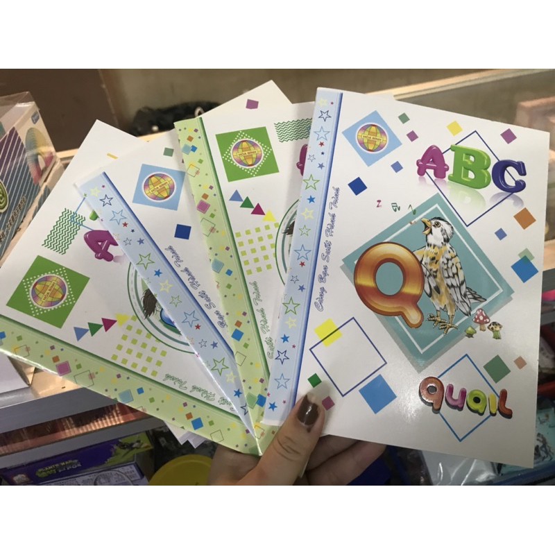 [HCM]Set 5 Quyển Tập Abc 4 Ô Ly Hoà Bình