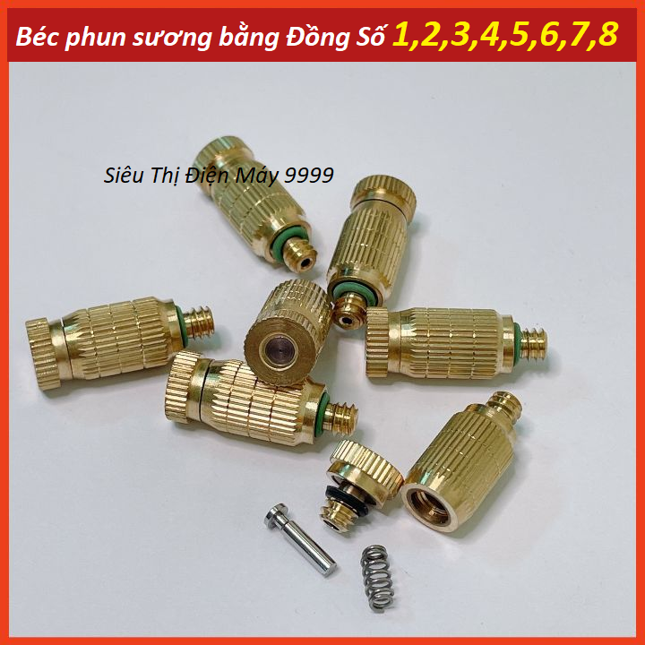 Bộ béc phun sương (Thân, Đế + Mắt Đồng)