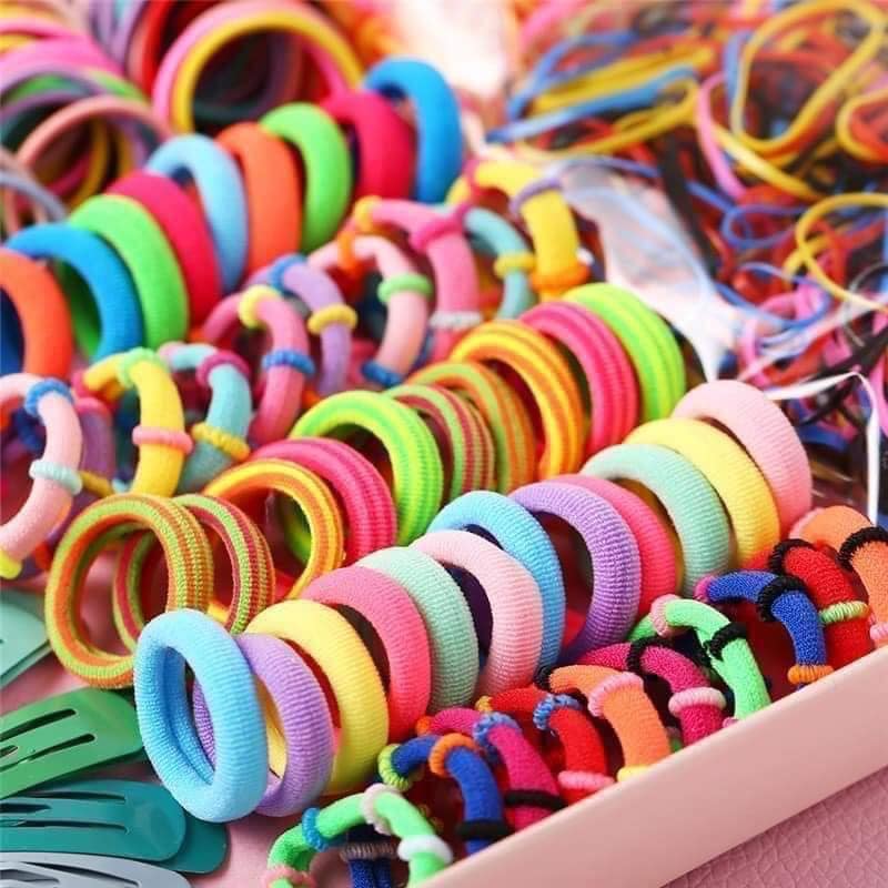 SET BUỘC TÓC, KẸP TÓC 780 CHI TIẾT CHO BÉ