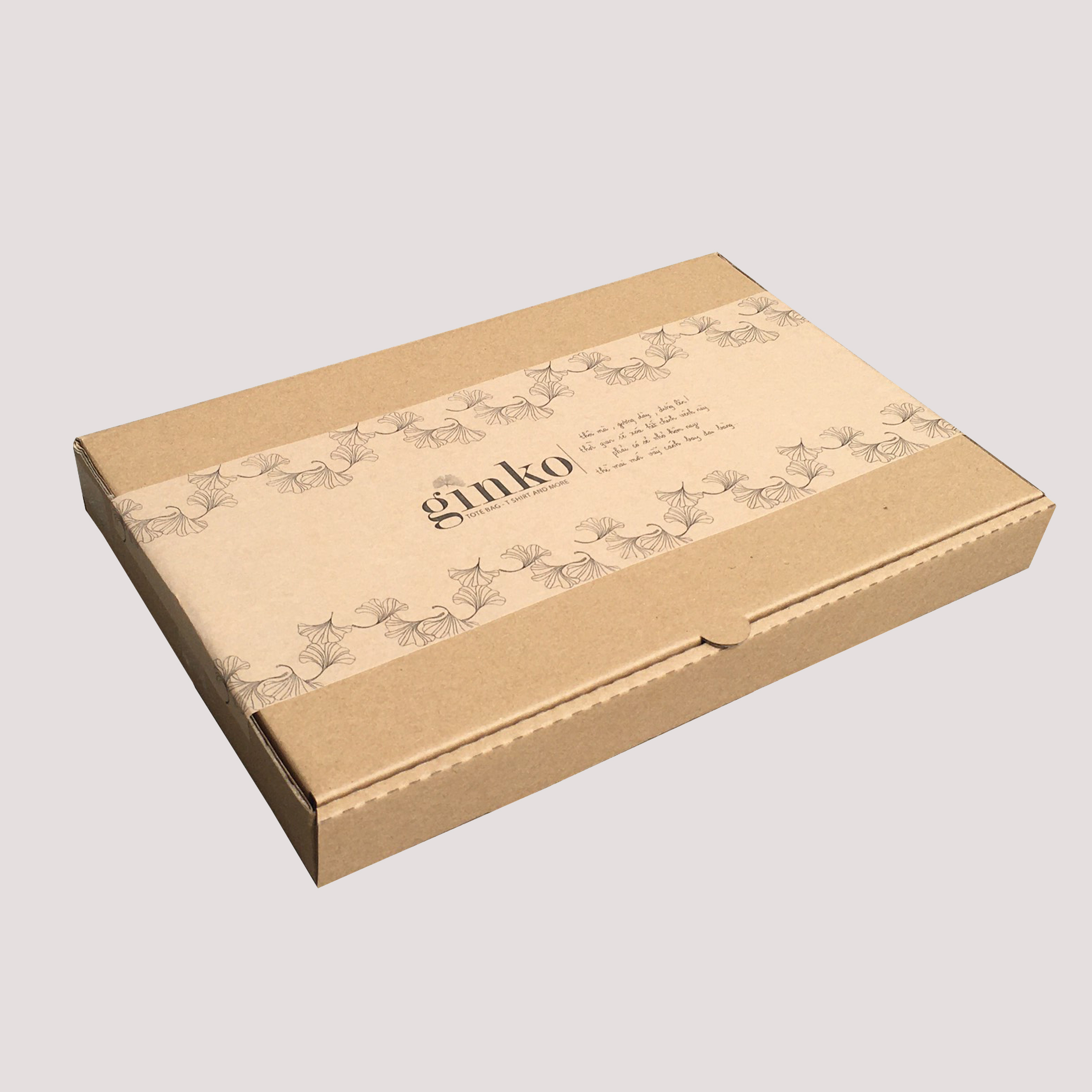 Túi Vải Tote GINKO Kiểu Basic Dây Kéo In Hình Yeah G05