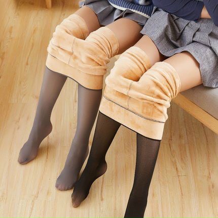 Quần tất 3D lót nỉ dày siêu ấm cho nữ
