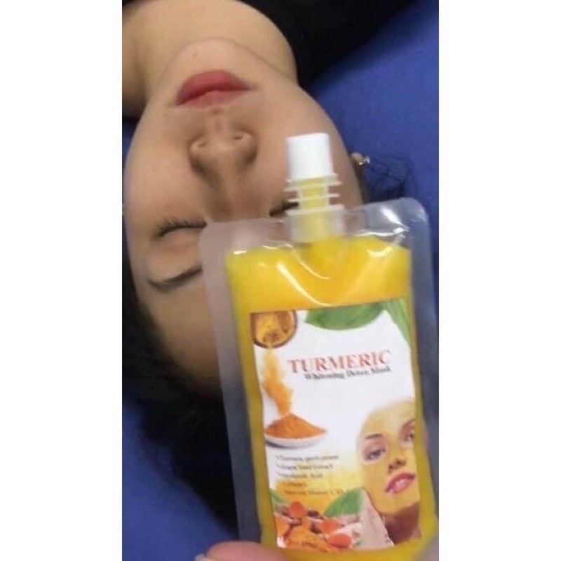 Mặt nạ thải độc sủi bọt nghệ 200ml