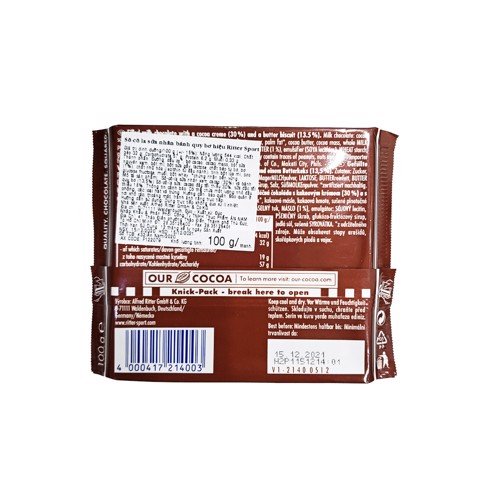 Socola Ritter Sport Butter Biscuit 100G