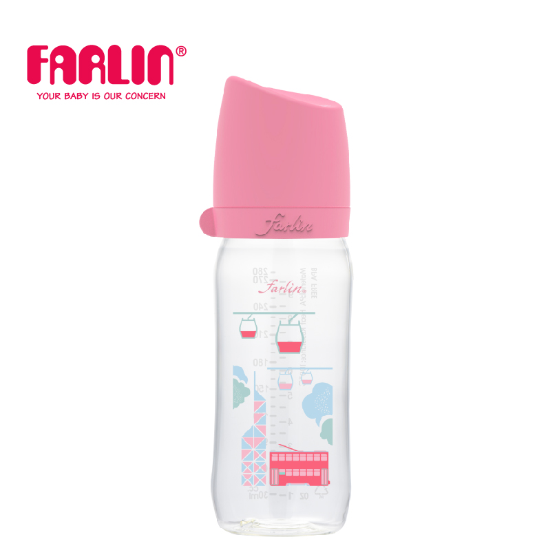 Bình Sữa Nhựa Cổ Rộng Mẫu Mới FARLIN -280ml