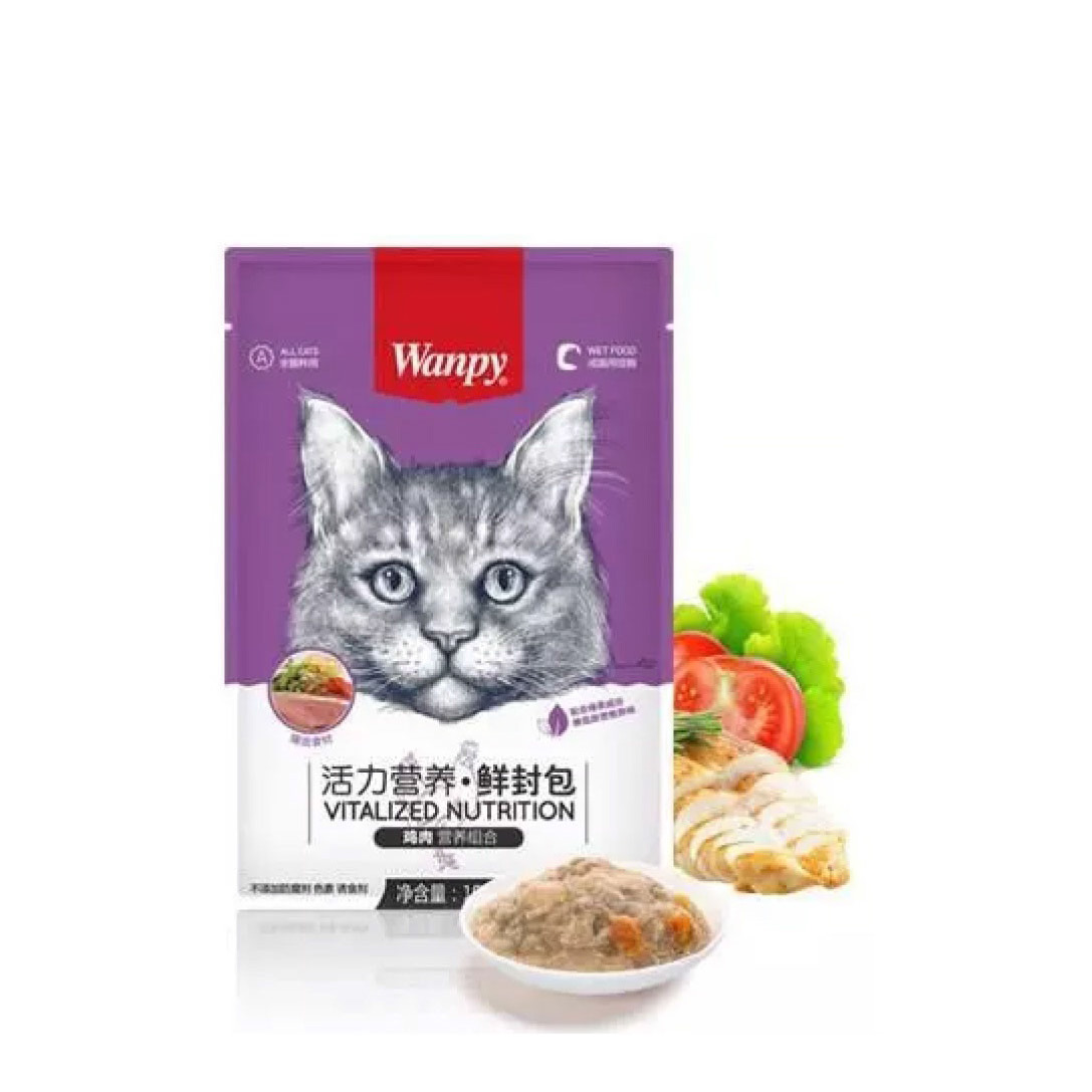 Pate Wanpy Pate cho mèo gói 80G