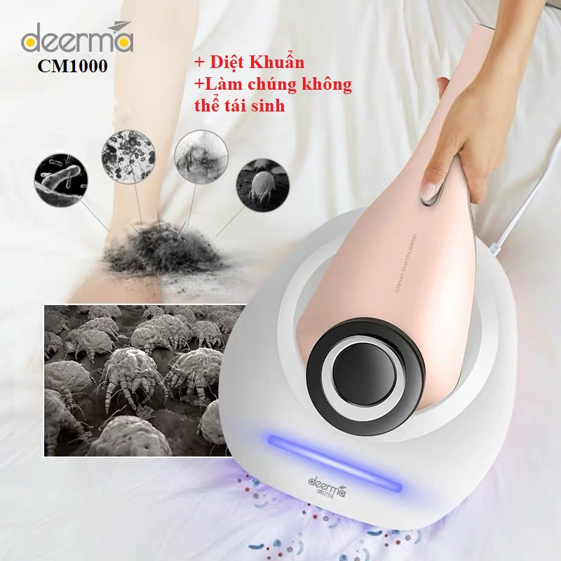 Máy Hút Bụi Giường Nệm Sofa Diệt Khuẩn DEERMA CM1000