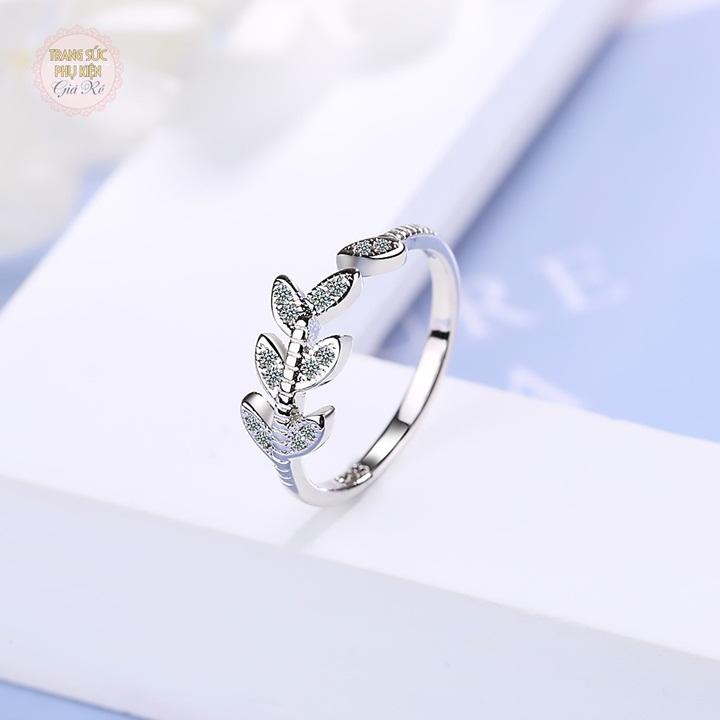 [HCM]Nhẫn nữ thời trang stye hàn mới hình chiếc lá N41