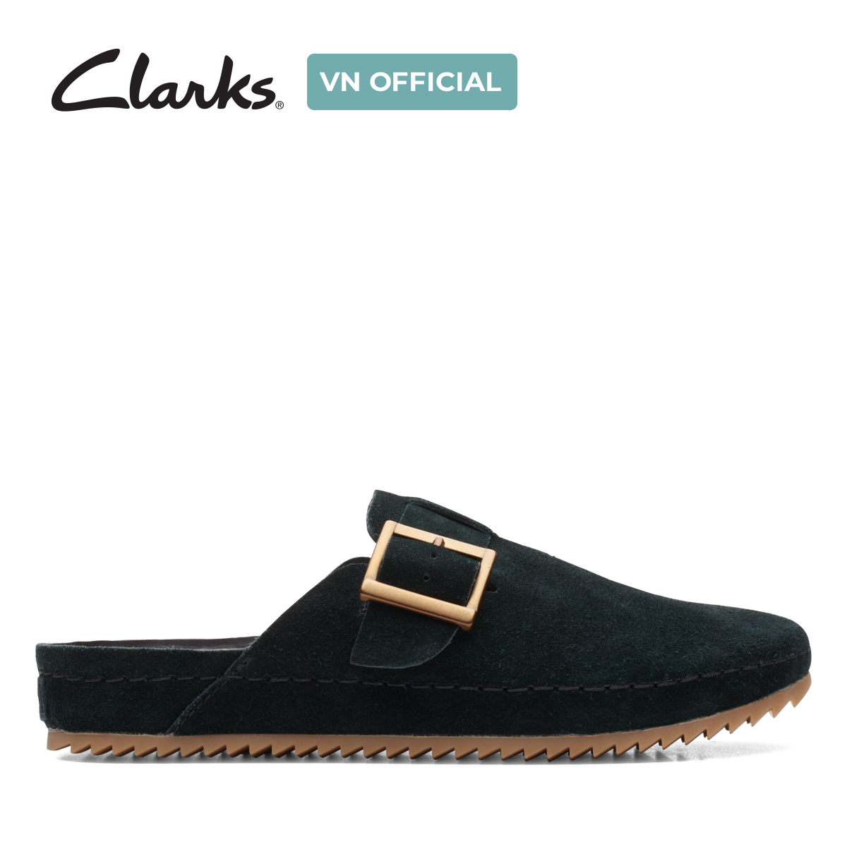 Giày Mule Da Lộn Nữ Clarks - BrookleighMule