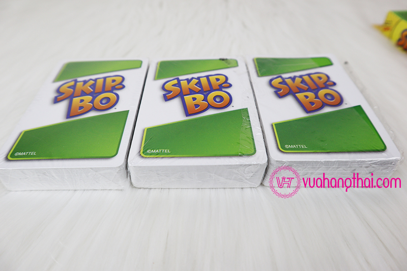 ]Bộ bài Uno SKIP BO - Giấy Bìa Cứng Cao Cấp