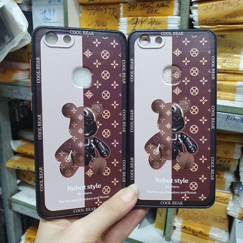 Ốp lưng Vivo V7 dẻo viềng lưng nhựa in hình
