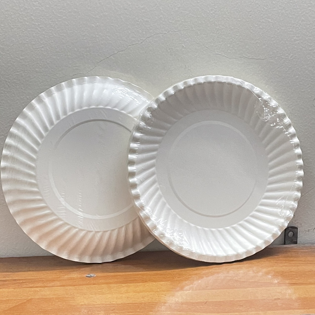 Dĩa Giấy Trắng 16cm - 10 Cái/ Xấp