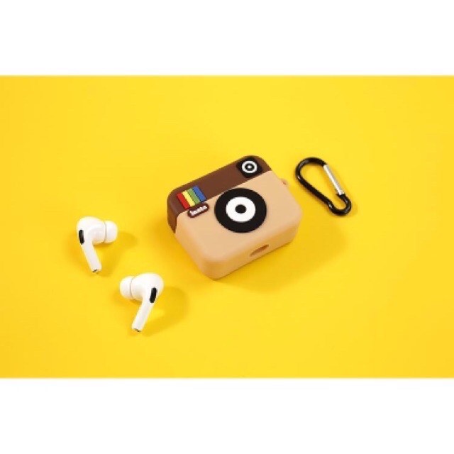 Case Airpods 1/2/pro hộp vuông Instagram (lấy tương tác)