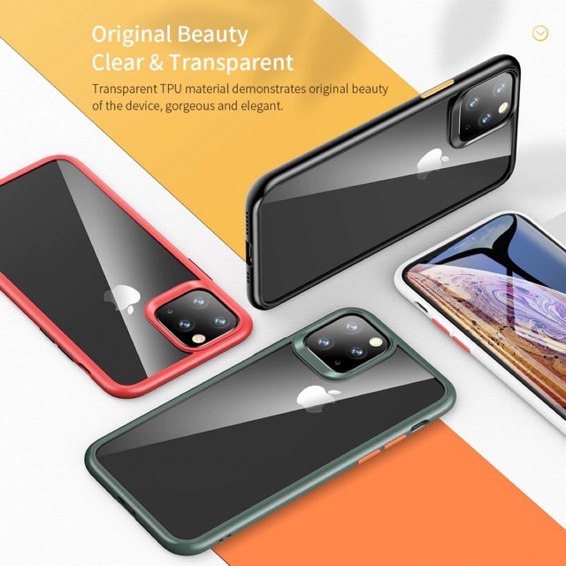 Ốp lưng tpu pc rock chống sốc cho iphone 11
