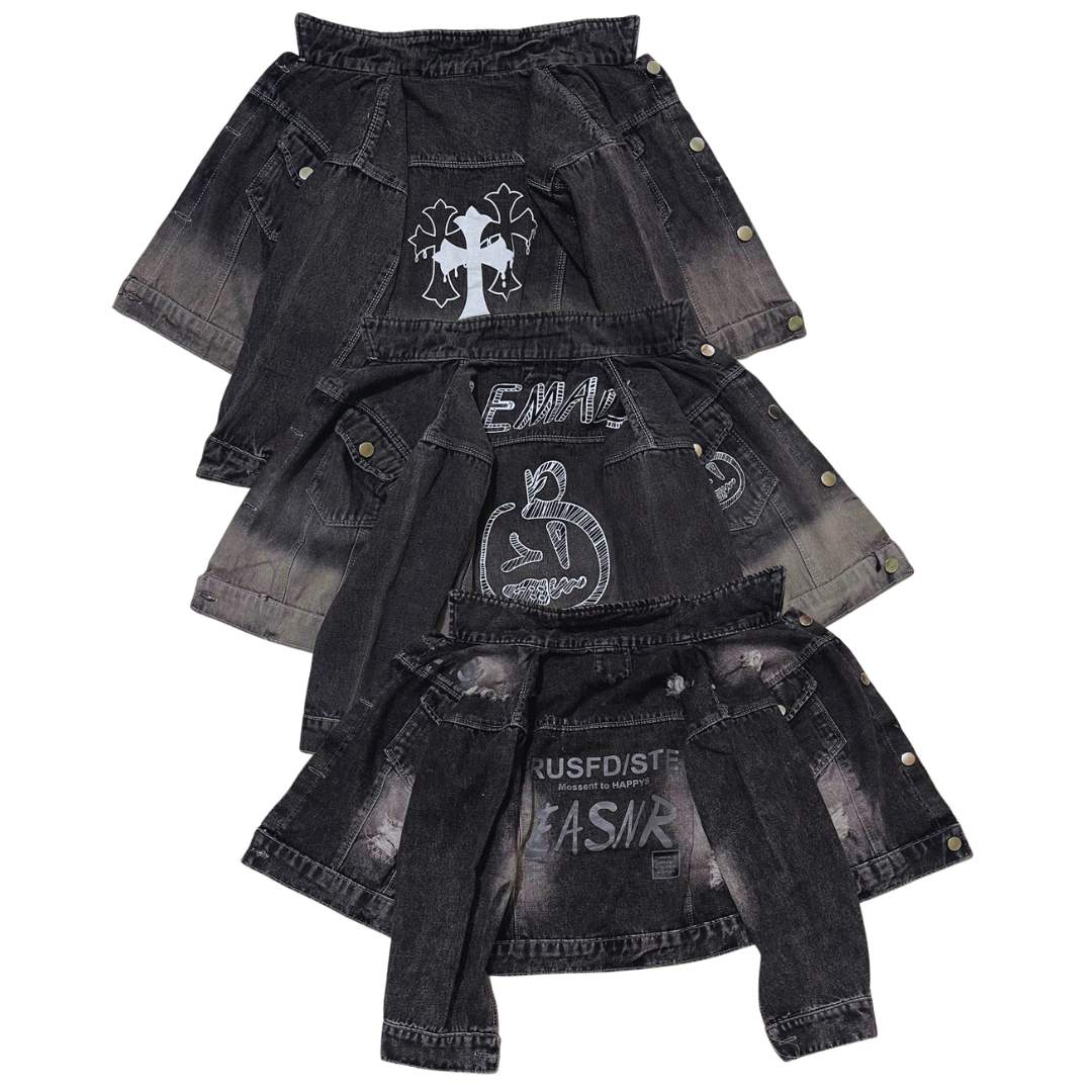 Áo khoác bò/ áo jeans cá tính khỏe khoắn cho bé trai bé gái 7-50kg