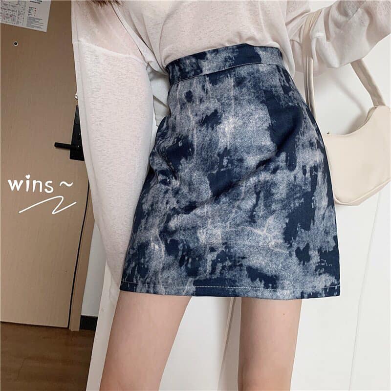 [HCM]☘ CHÂN VÁY DENIM LOANG.