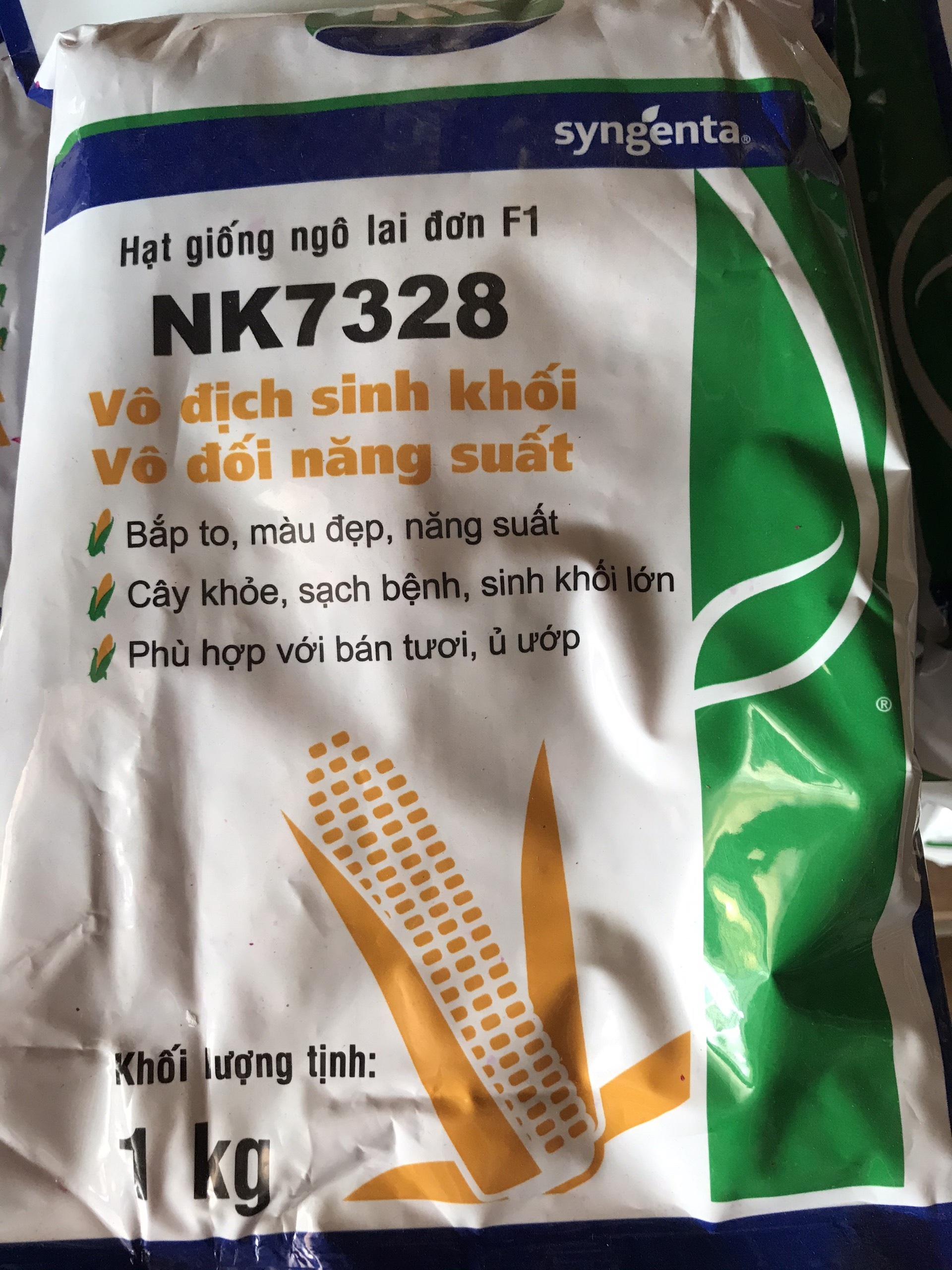 Hạt giống bắp lai NK7328 (GÓI/1KG)