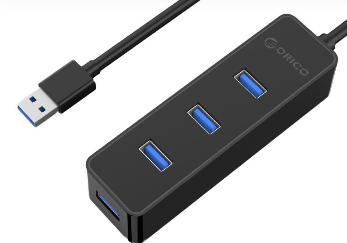 Bộ chia usb hub 4 cổng usb 3.0 orico w5ph4/w5p-u3-bk - hàng chính hãng