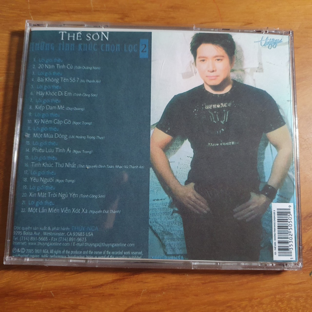 [MDCD] Bộ 5 Đĩa CD phôi PHONO Thế Sơn Chọn Lọc