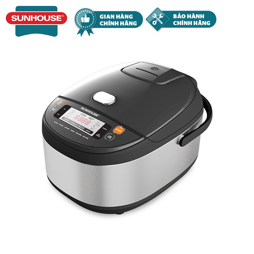 [Mã ELMALLCOIN hoàn 5% xu đơn 500K] Nồi cơm điện tử 1.8L SUNHOUSE SHD8907B