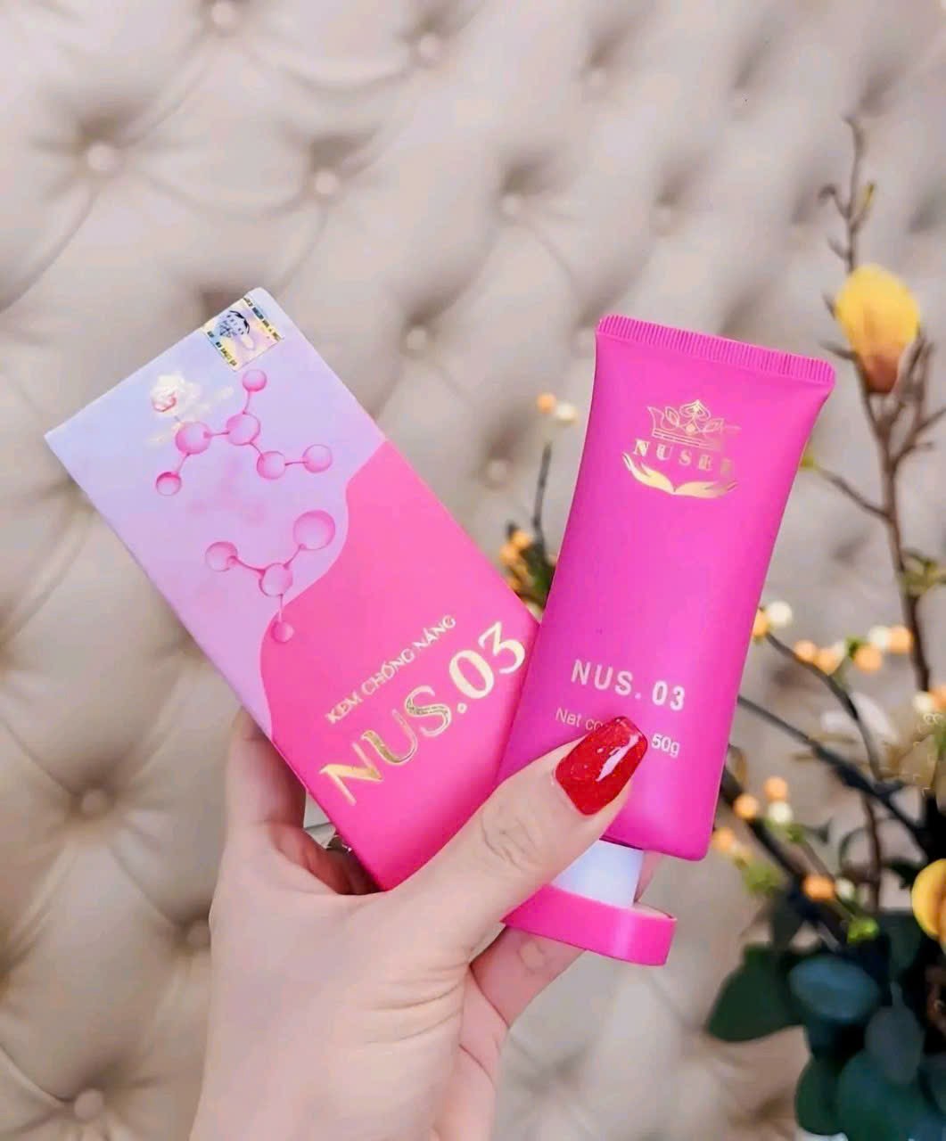 kem chống nắng phân cực NUSEE mẫu mới 50g ( giá sỉ)