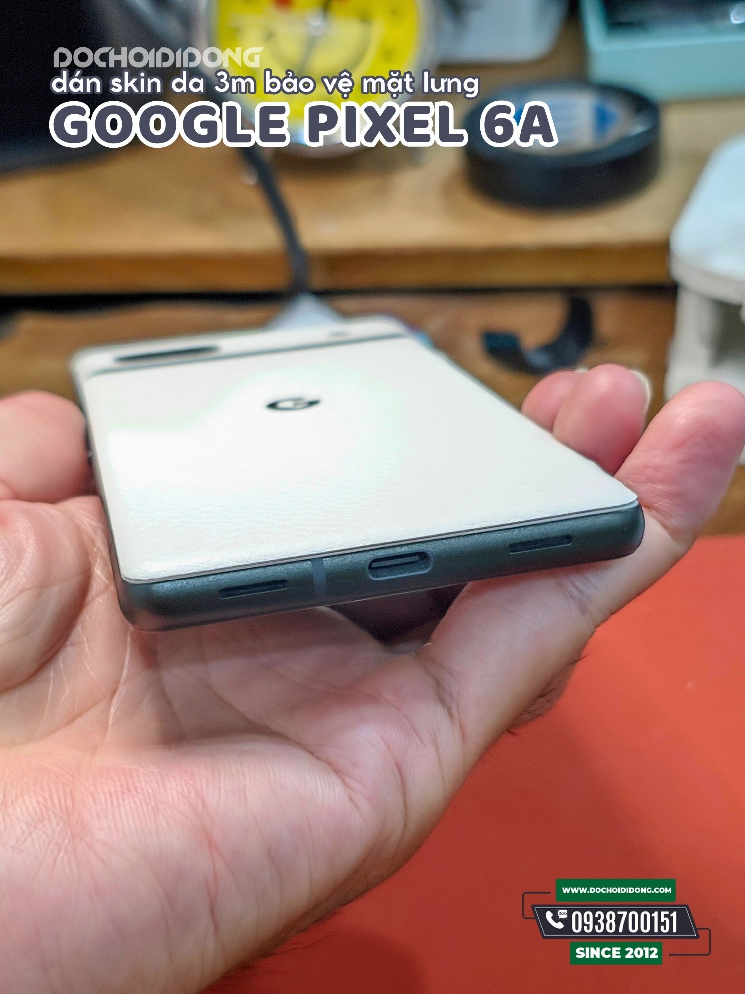 Miếng dán PPF skin cao cấp đổi màu mặt lưng bảo vệ Google Pixel 6a