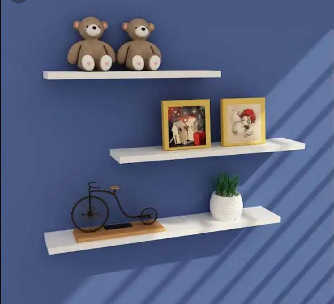 Bộ kệ gỗ trang trí 3 thanh ngang 60cm