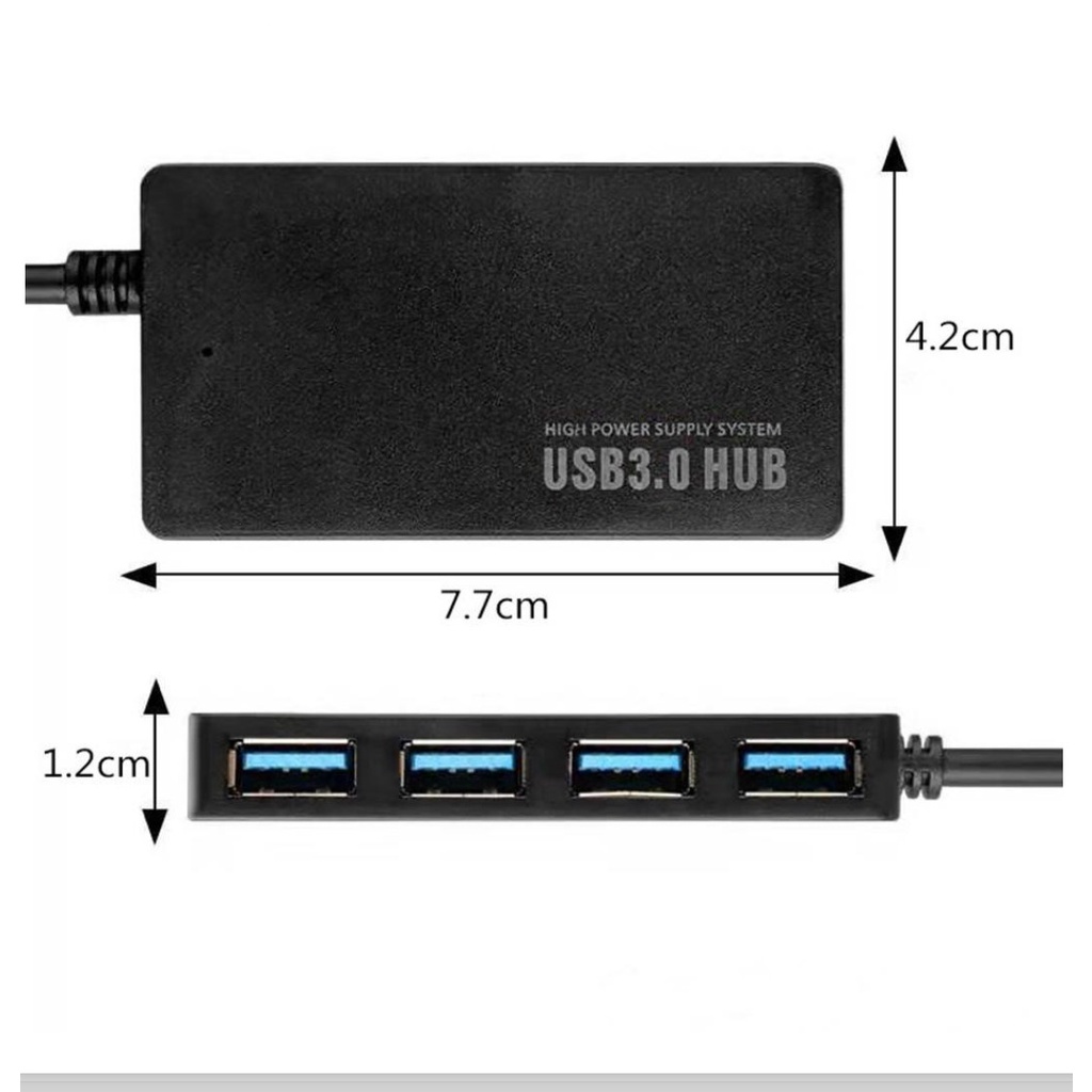 Hub Usb Type c ra 4 cổng usb 3.0 tốc độ cao 5Gbps - 4in1 4u3