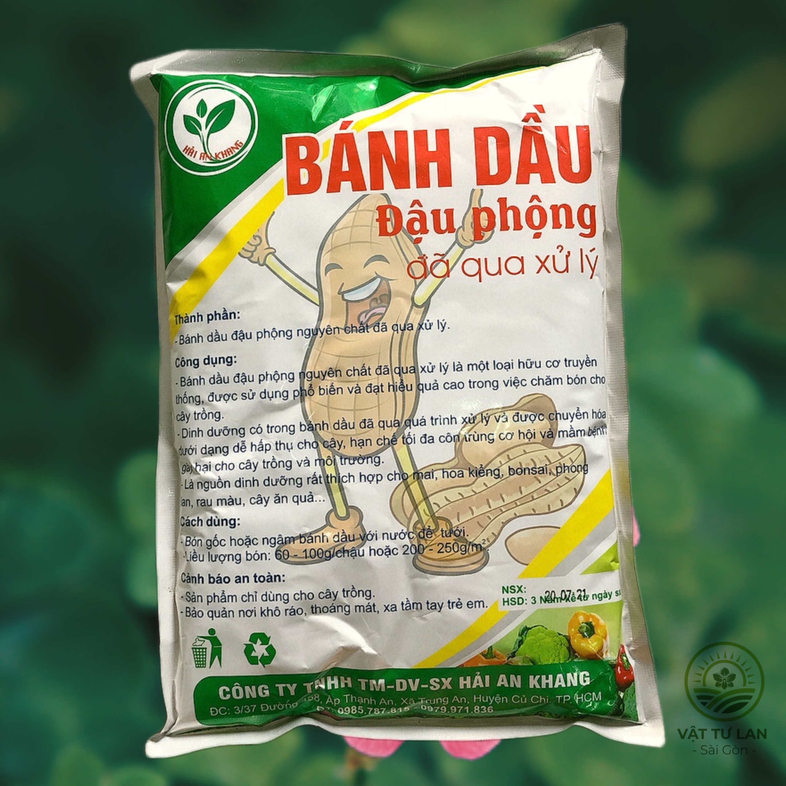 [HCM]Phân bánh dầu đậu phộng 01kg