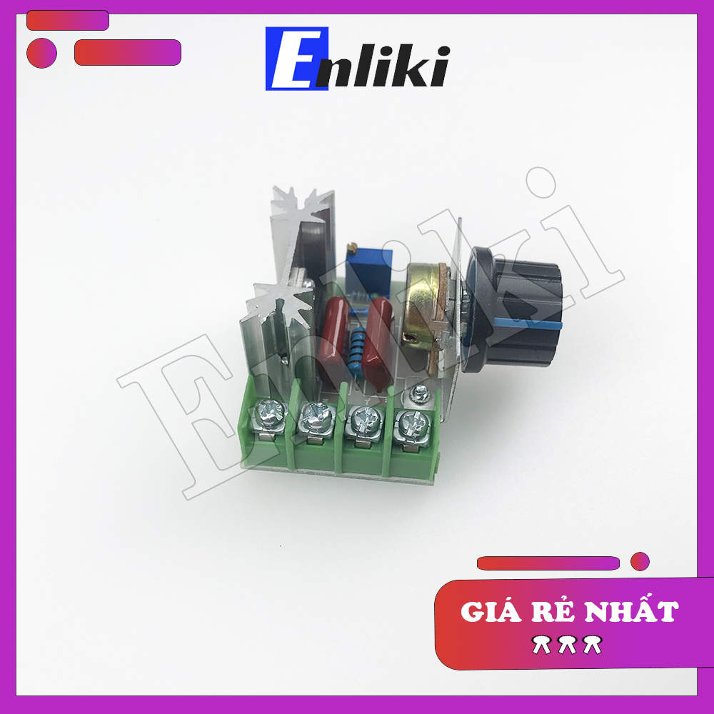 Mạch Dimmer 2000W 220VAC Điều Chỉnh Tốc Độ Động Cơ