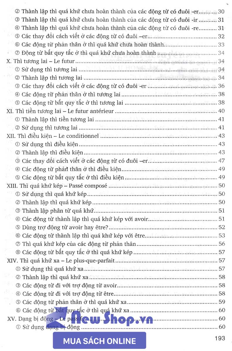 Sách - Sử Dụng Động Từ Tiếng Pháp (HA) - Newshop