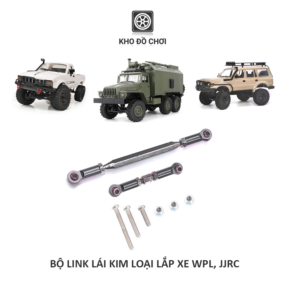 Link lái kim loại lắp cho xe WPL, JJRC tỉ lệ 1:16 và MN99s, D90, D91 tỉ lệ 1:12