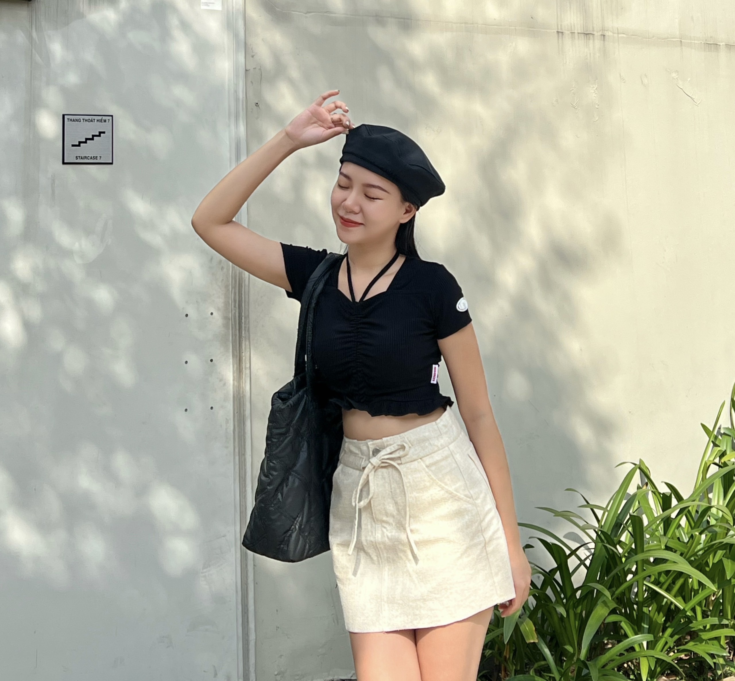 Croptop Bèo Thắt Nơ // 19DEGREES