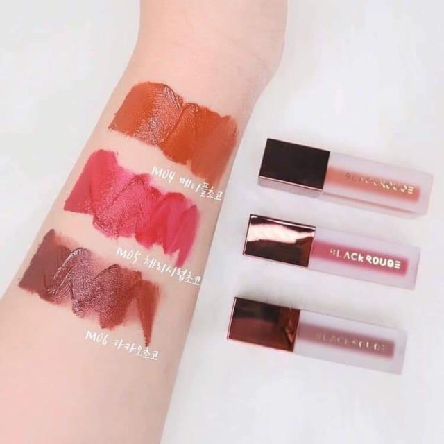 [HCM]SET SON BLACKROUGE CHOCOLIP AIR FIT VELVET