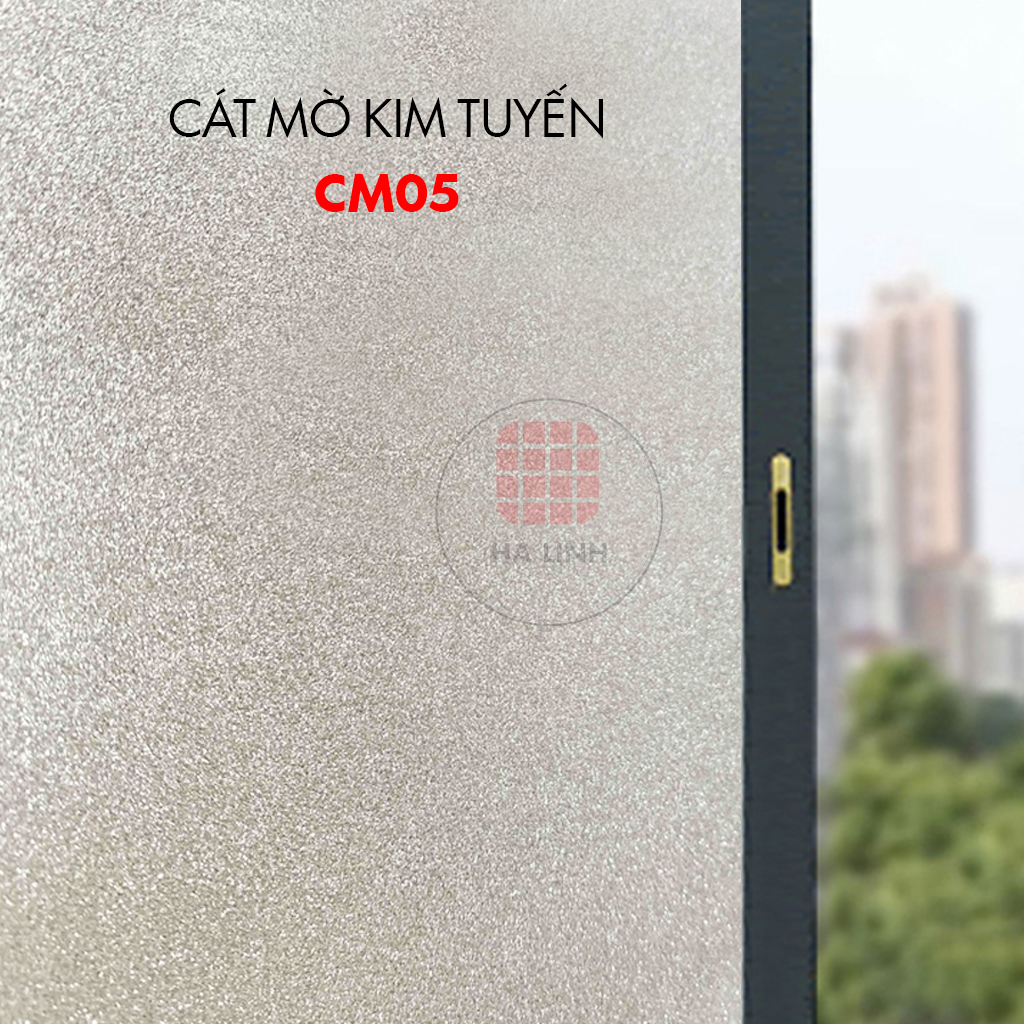 Decal mờ dán kính văn phòng nhà tắm giá rẻ 120cmx50cm