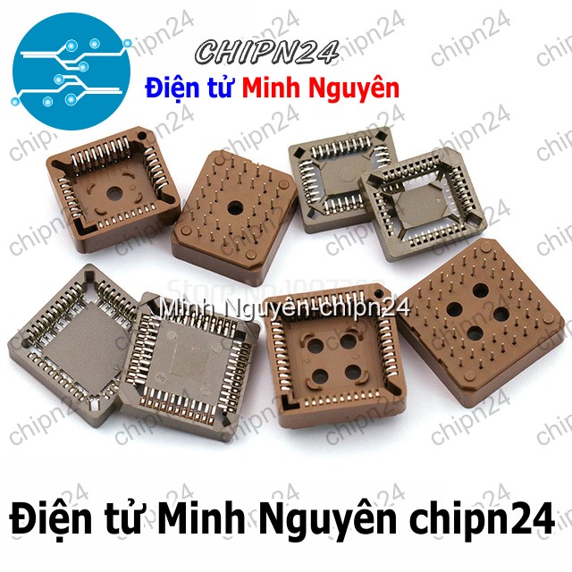 [1 cái] Đế IC PLCC44 DIP (Đế cắm IC 44 chân Vuông) - HH003581
