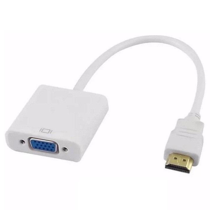 Cáp chuyển đổi HDMI sang VGA Adapter (Trắng)