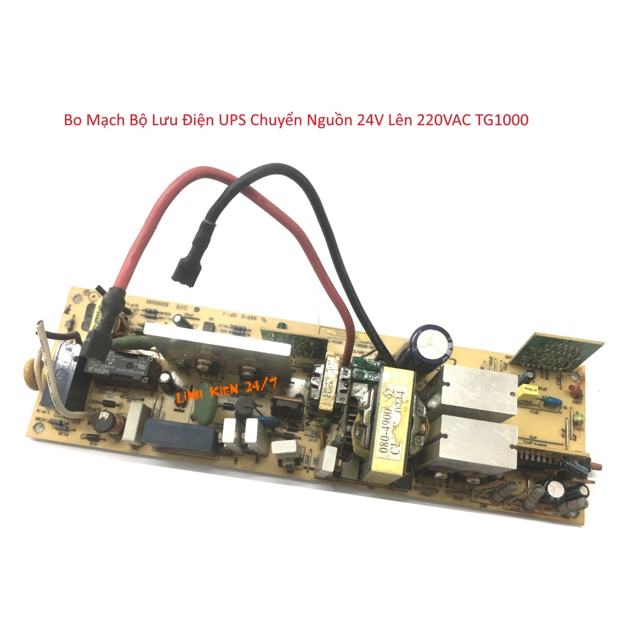 Bo mạch bộ lưu điện ups chuyển nguồn 24vdc lên 220vac tg1000 chế invertrer